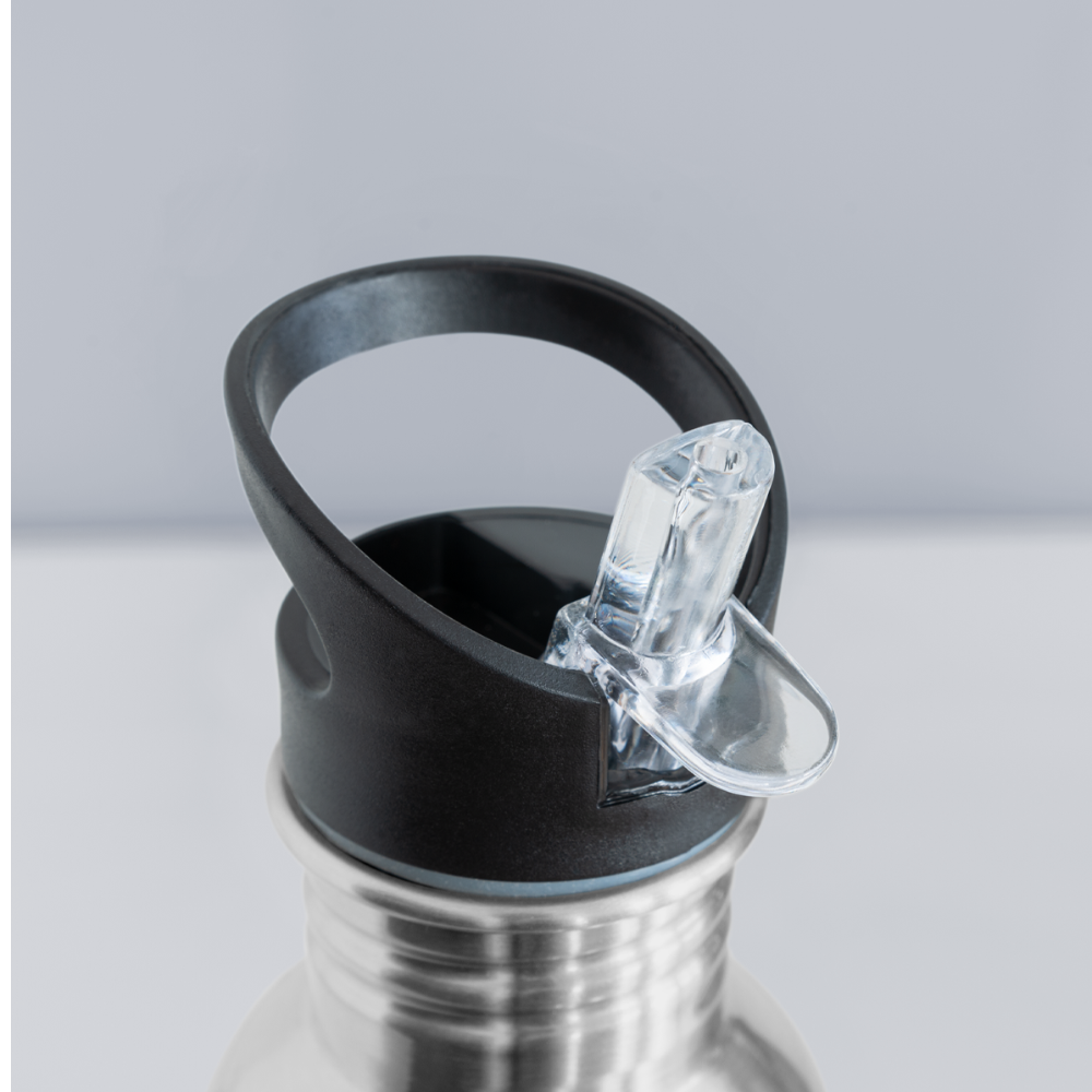 Gourde en stainless - argent clair