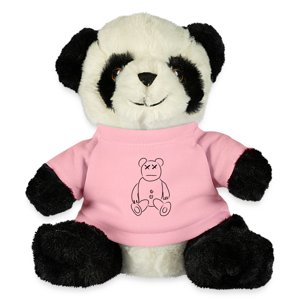 Panda en peluche - petal pink